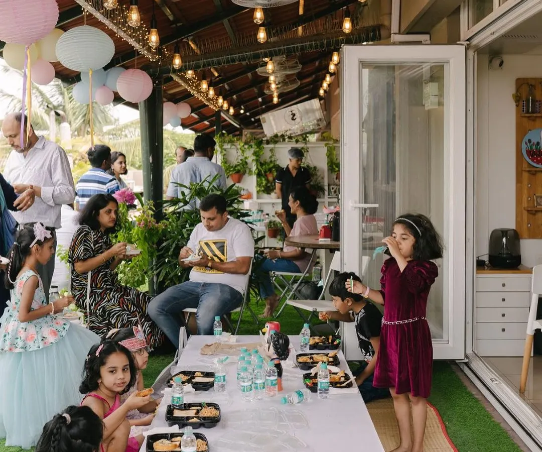 This is what our Arty-Party vibes are all about! We host the most memorable kids' birthday parties on our terrace, complete with themed decor, fun art activities, and lots of space for laughter and games.