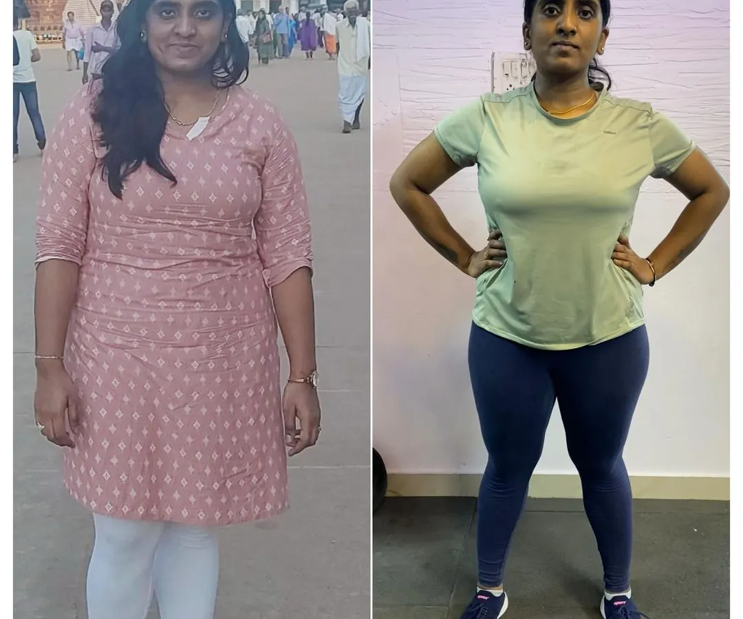 A total body recomposition. This client's journey focused on sustainable fat loss and building functional strength, resulting in a stronger, more confident version of herself.