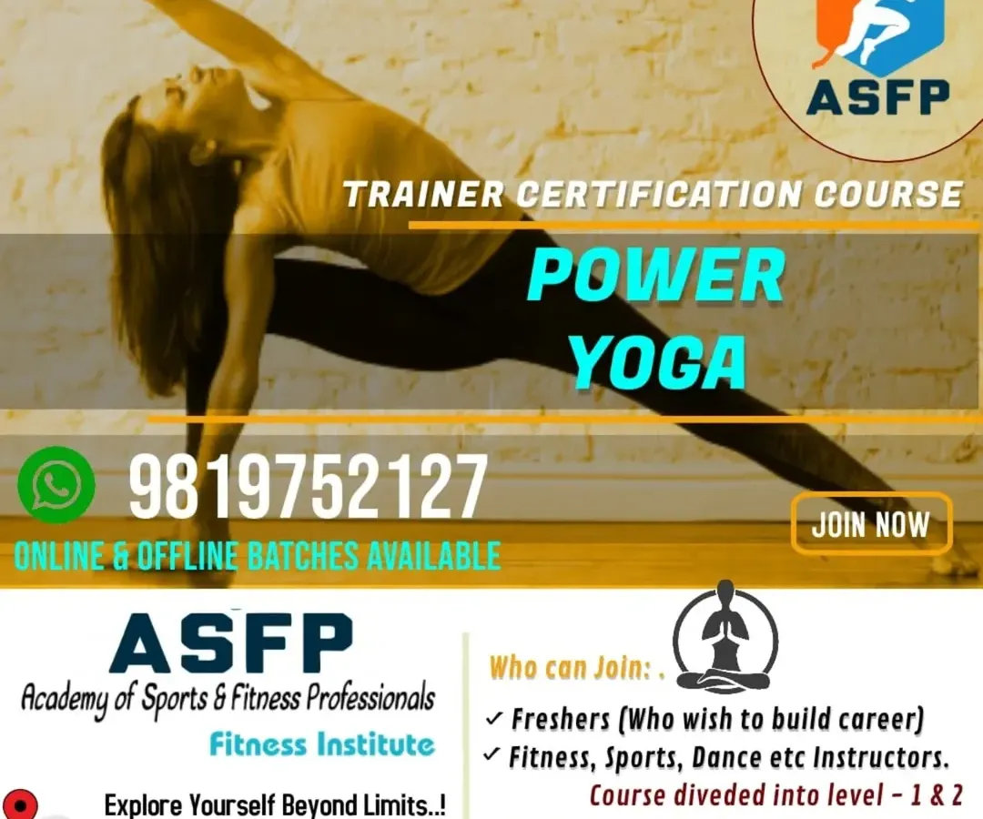 Discover the strength in stillness and flow. My Power Yoga certification course is designed to deepen your own practice and give you the skills to teach others. This poster highlights the program, which is available both online and in-person for your convenience.