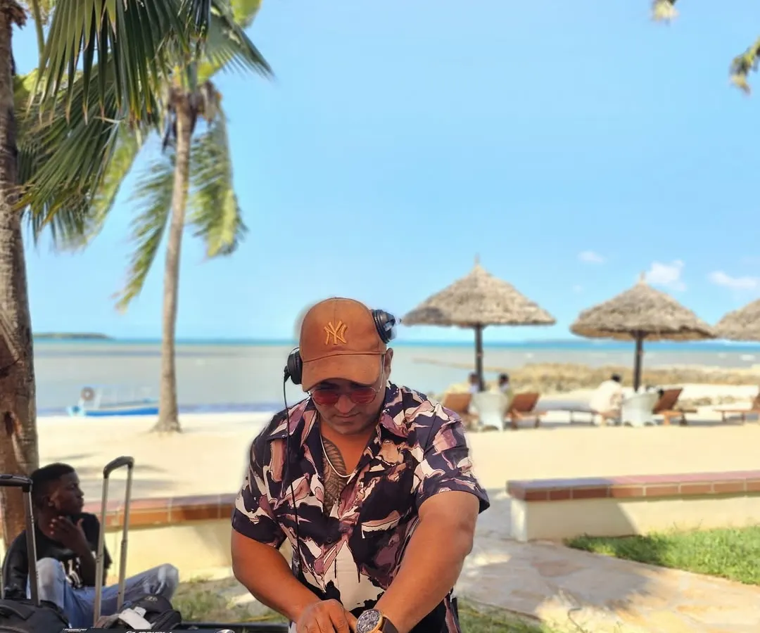 I love playing at destination events, like this beachside party in Tanzania. I bring the perfect mix of global commercial hits and Afrohouse beats to match the beautiful scenery and create an unforgettable atmosphere.