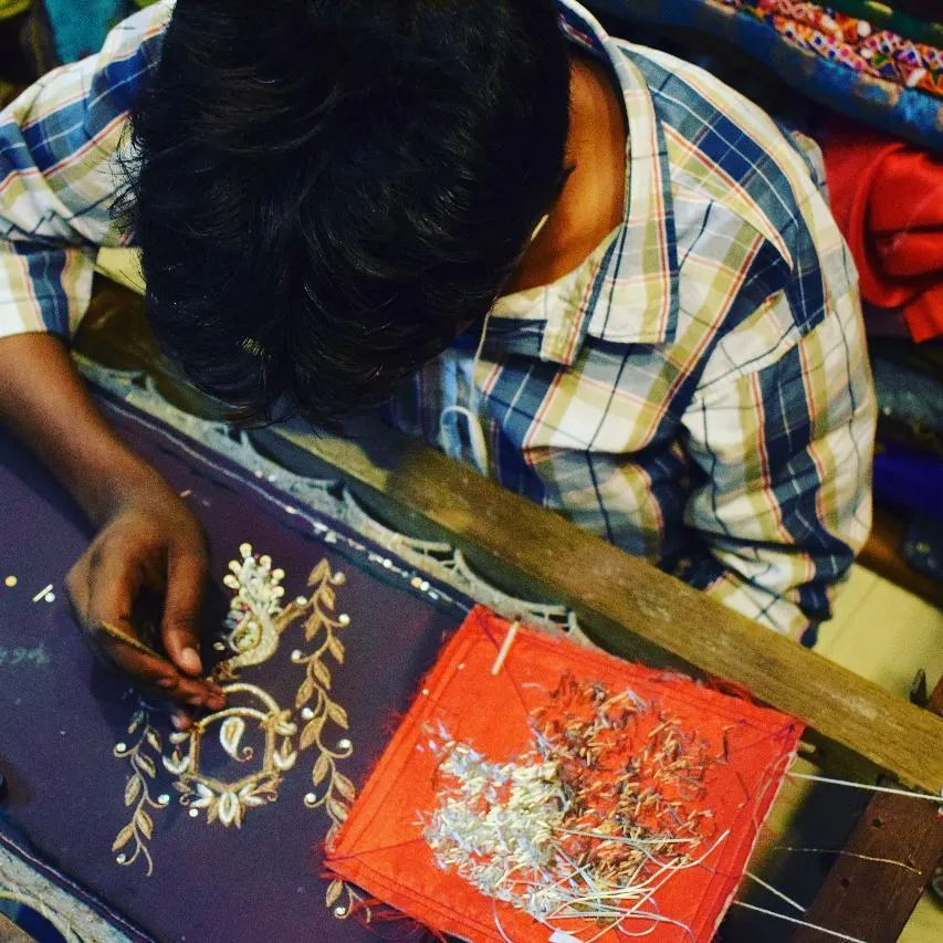 Here is a glimpse into my workshop where the magic happens. Every pattern is brought to life by hand, stitch by stitch. This dedication to traditional handwork is what makes each outfit not just a piece of clothing, but a piece of art.