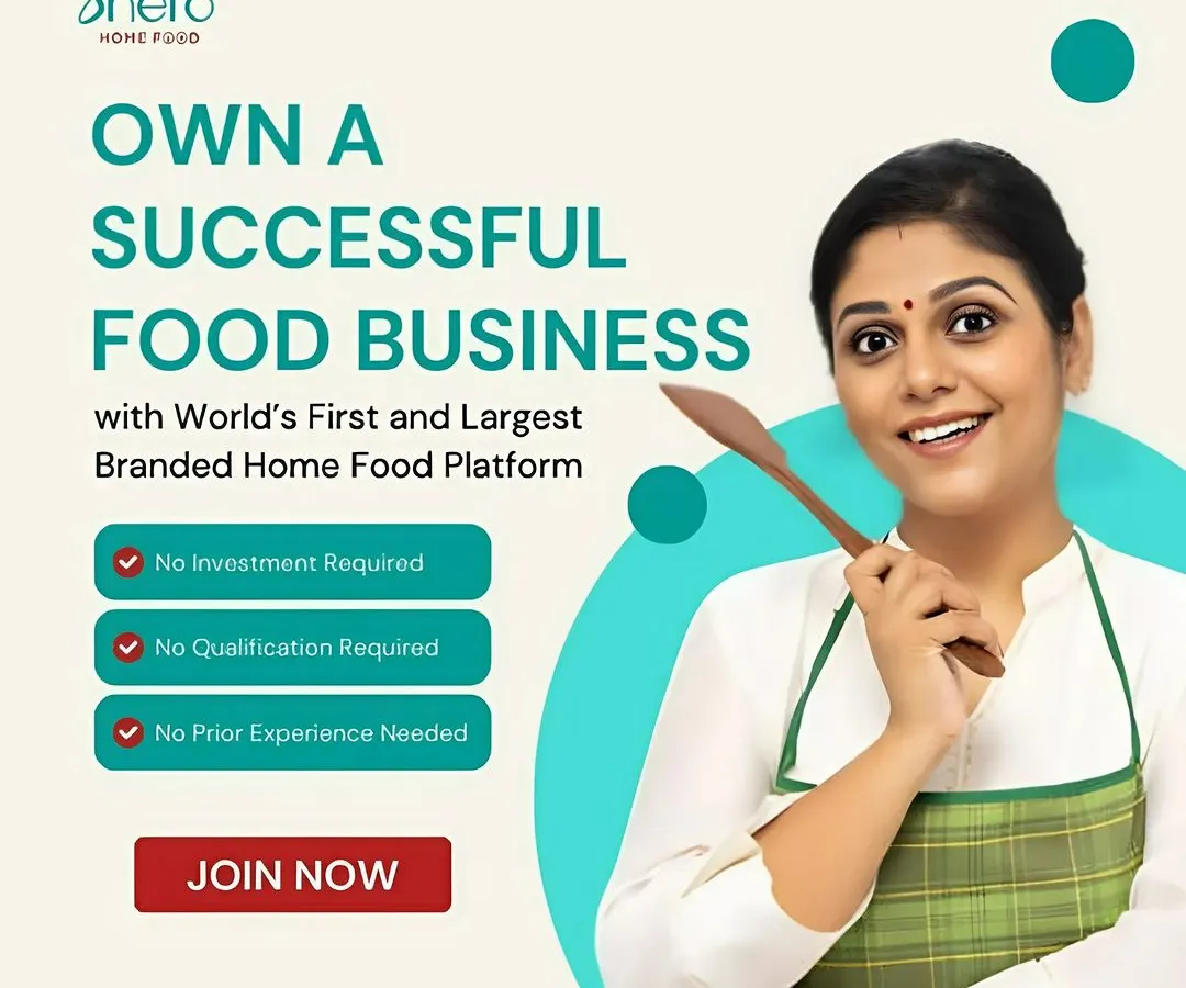 We believe every woman with a passion for cooking deserves a chance to be an entrepreneur. That's why our Home Chef Partner Program requires zero investment, no formal qualifications, and no previous business experience. We provide everything you need to start your own successful food business from home.