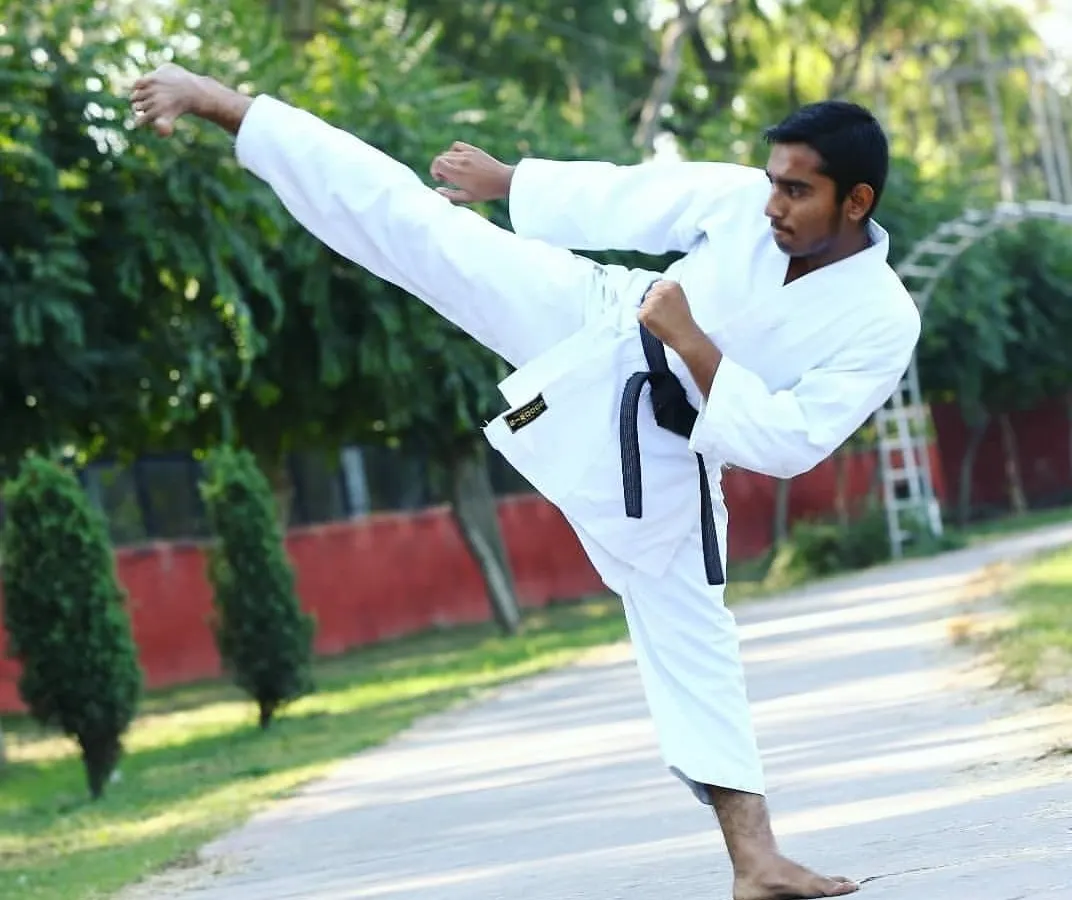 A clean, powerful side kick is about more than just leg strength. It requires balance, flexibility, and precise technique, all of which are central to my karate training sessions.