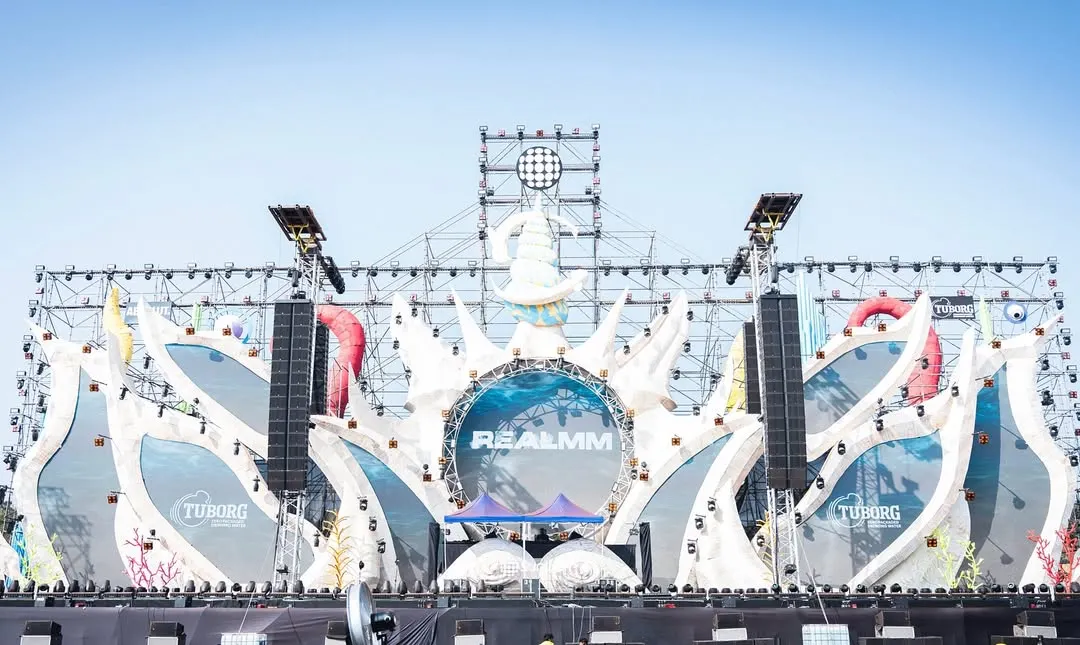 Playing the Sunburn main stage is always a monumental experience. This shot shows the sheer scale of the festival, a massive setup where I get to share my sound with thousands of music lovers.