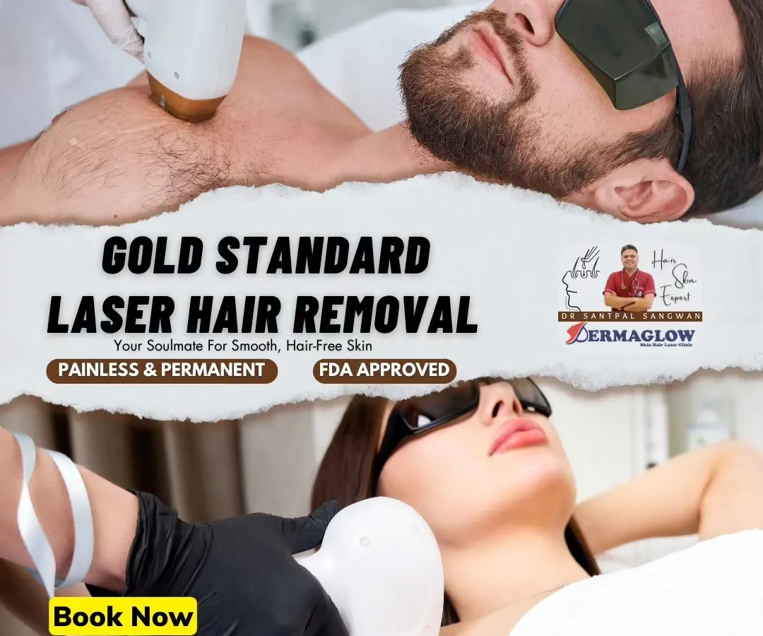 We offer gold standard, FDA-approved laser hair removal for both men and women. This treatment is a permanent and nearly painless solution for unwanted hair on the chest, underarms, and any other part of the body, ensuring smooth, hair-free skin.