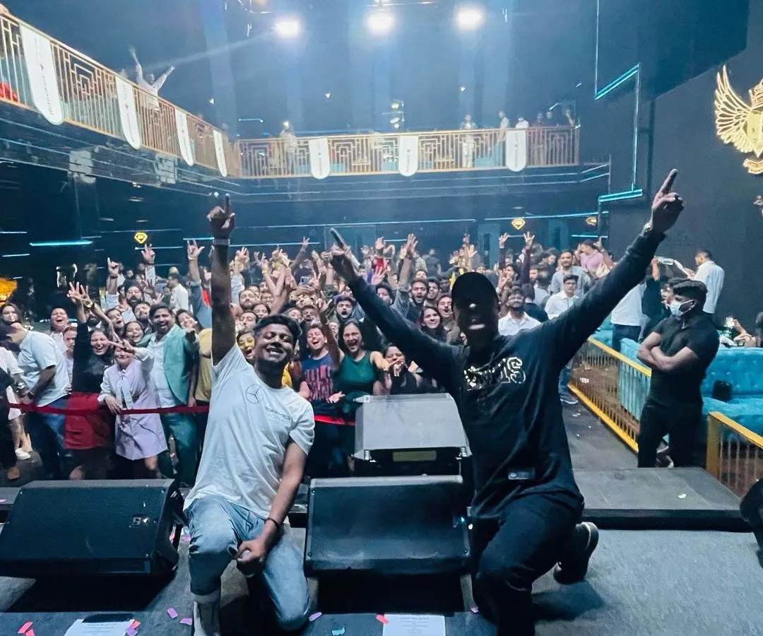 On stage with Zaeden at F Superclub for a massive New Year's Eve party. The energy from this crowd was insane, and sharing the console with such a talented artist made it a night to remember.