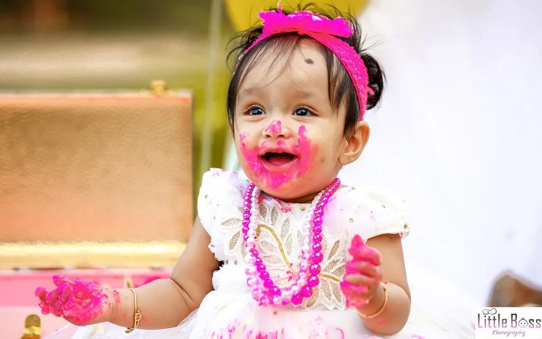 Nothing says "happy first birthday" quite like a joyful, messy cake smash! We create a fun and safe environment for your little one to dig in and celebrate their big day in style.
