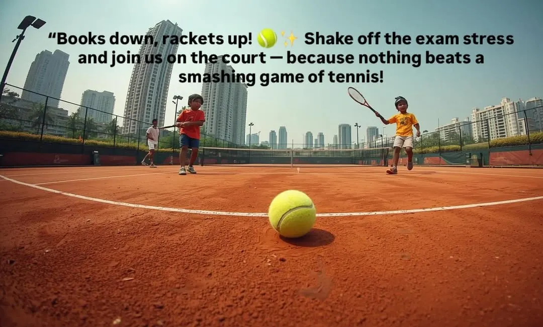 Time to swap textbooks for tennis rackets. Our camps are the perfect way for kids to shake off exam stress, get active, and have a smashing time on the court. It's all about fun, fitness, and forehands.