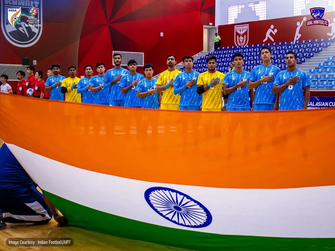 A moment of immense pride. Our players, standing tall for the national anthem, representing India on the international stage. This is the dream we work for every single day.