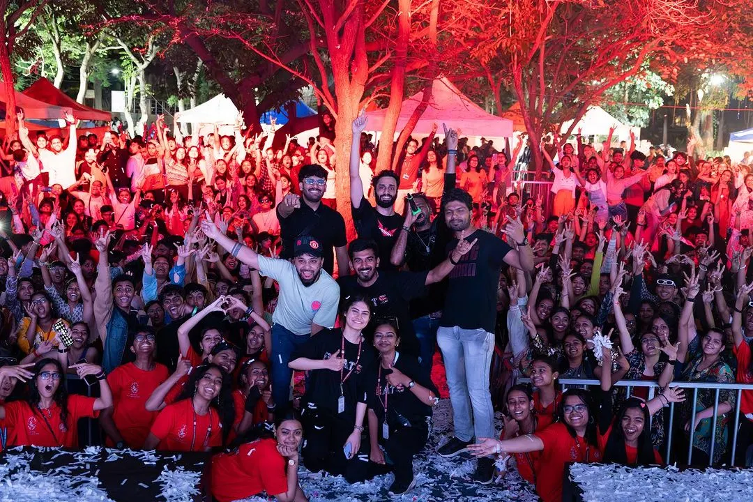 There's no feeling like connecting with a massive crowd like this one at JNC. This is what a full-blown concert experience feels like, and I bring this energy to every gig, big or small.