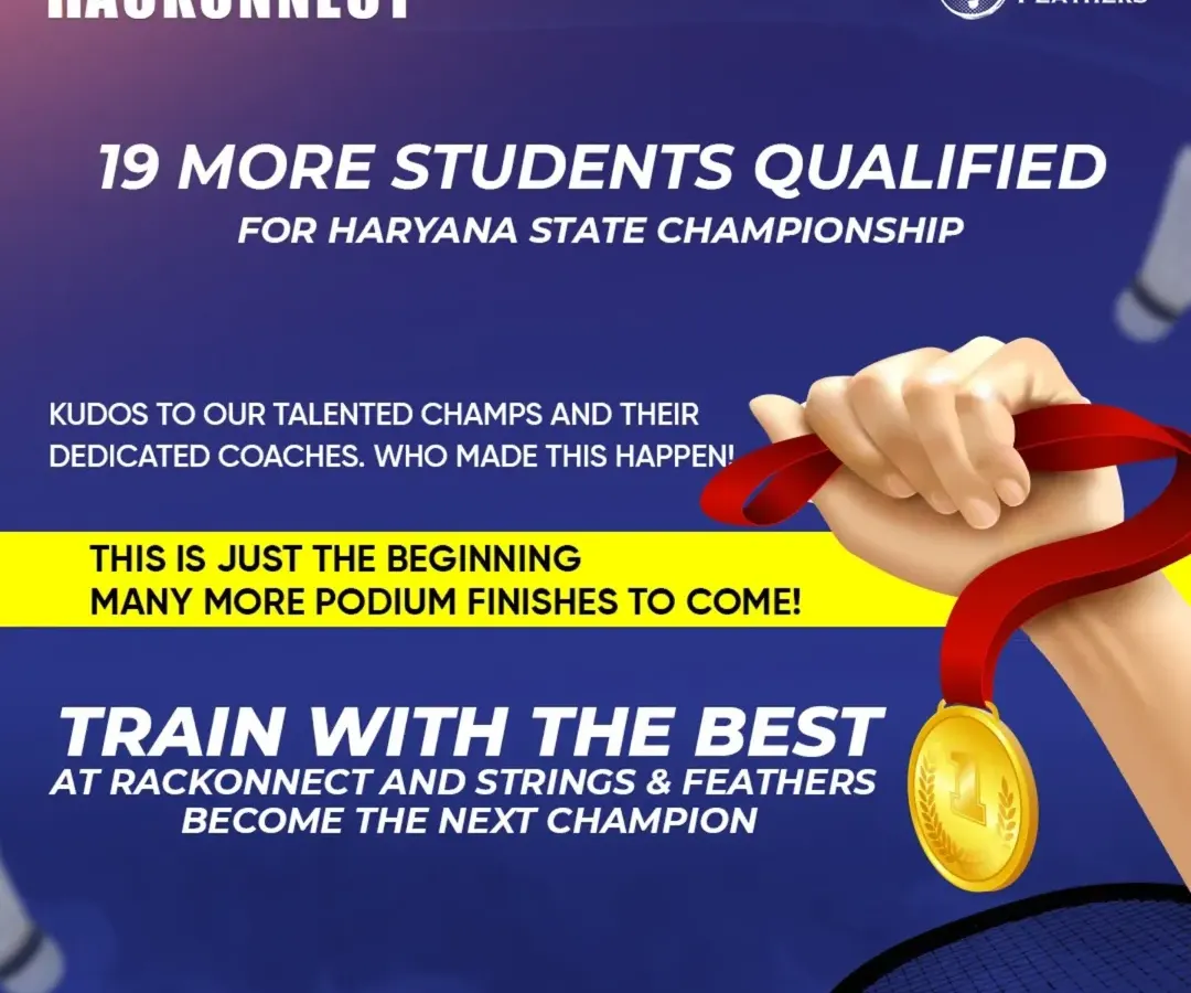 Results are our biggest trophy. We are incredibly proud that 19 of our dedicated students have qualified for the Haryana State Championship. This is a testament to their hard work and the high-performance coaching they receive here.