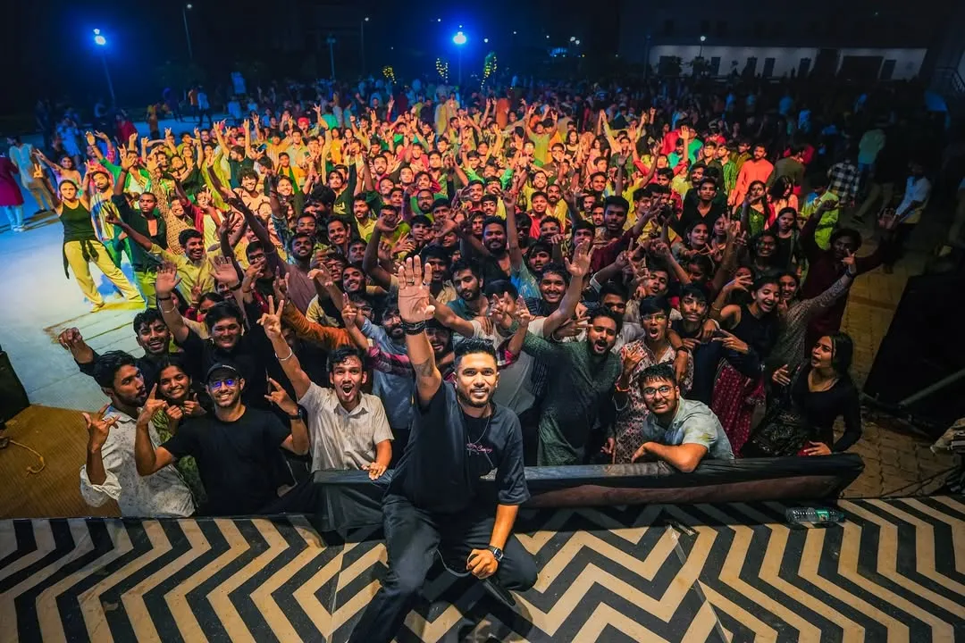 Nothing beats the energy of a college festival. This is a shot from IIT Indore, connecting with thousands of students and creating a memory we all share.