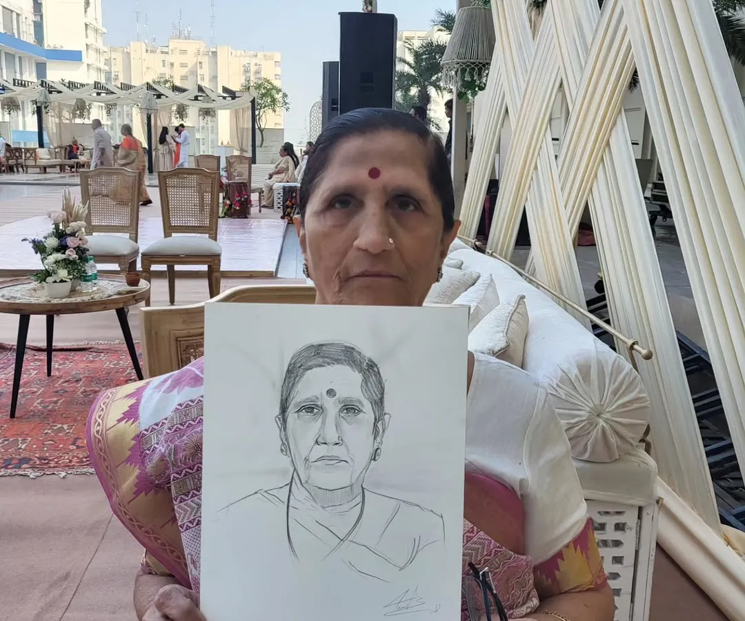 Seeing the smile on a guest's face when they see their finished portrait is the best part of my job. I love capturing the personalities of people from all walks of life, making sure everyone feels seen and gets a special keepsake from your event.
