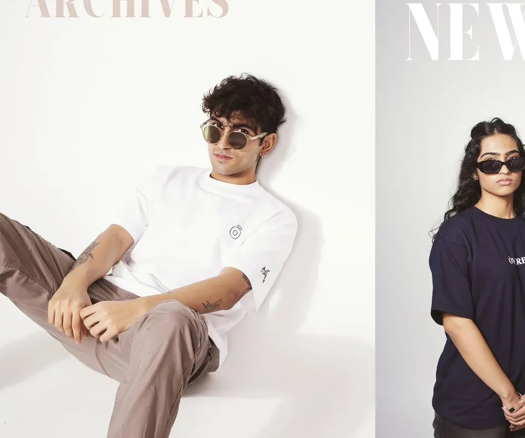 I create dynamic layouts perfect for lookbooks and website banners. Here, I've used text overlays to build a campaign narrative, contrasting "Archives" with "New SZN" to showcase different apparel pieces from the same collection while maintaining a cohesive, modern aesthetic.