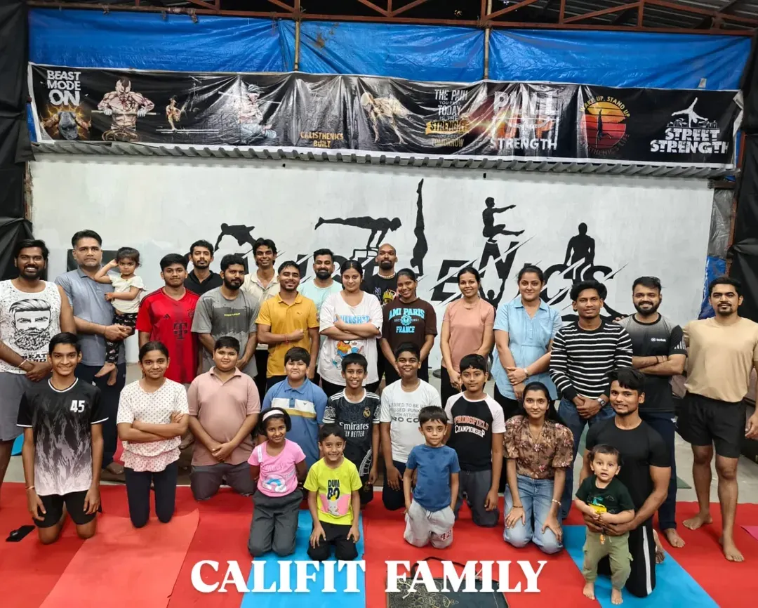 Welcome to the CALIFIT FAMILY. We are a community of all ages, from kids to adults, who train together, support each other, and grow stronger every day. There are no egos here, just pure passion and hard work.