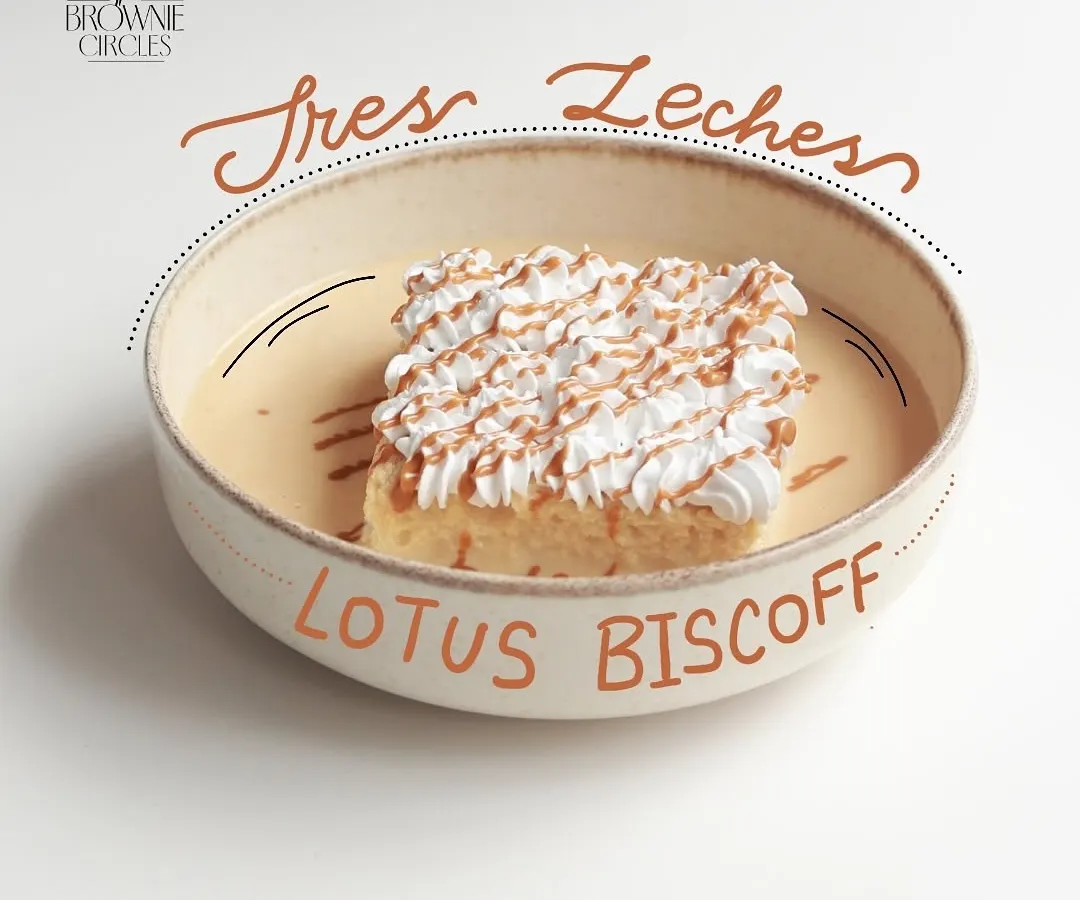 Our Tres Leches cakes are a Bengaluru favorite, and this Lotus Biscoff version is a true showstopper. We soak a delicate sponge in three distinct milks and top it with irresistible Biscoff cream, creating a moist, flavorful dessert that our regulars adore.