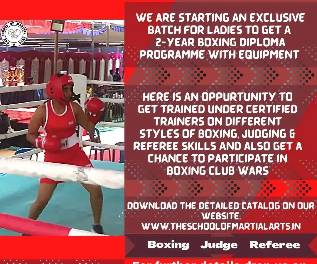 We are proud to offer a dedicated 2-year boxing diploma program exclusively for women. This course is designed to empower women to become certified trainers, judges, and referees, providing all necessary equipment and a supportive training environment.