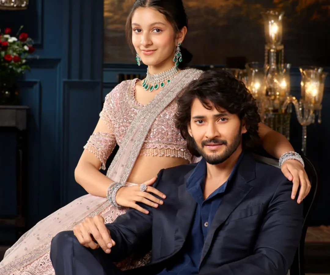 It was a pleasure capturing this beautiful moment between Mahesh Babu and his daughter, Sitara, for a PMJ Jewels campaign. For me, a portrait is about finding an honest connection, creating a timeless image that speaks volumes.