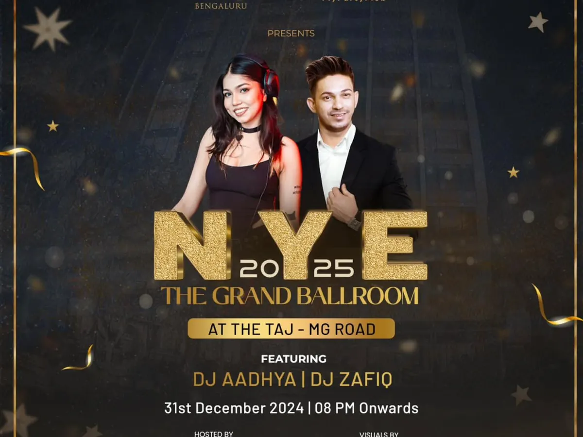 I was thrilled to headline the New Year's Eve 2025 celebration at the prestigious Taj MG Road in Bangalore. This poster showcases the kind of large-scale, high-profile corporate and hotel events I specialize in.