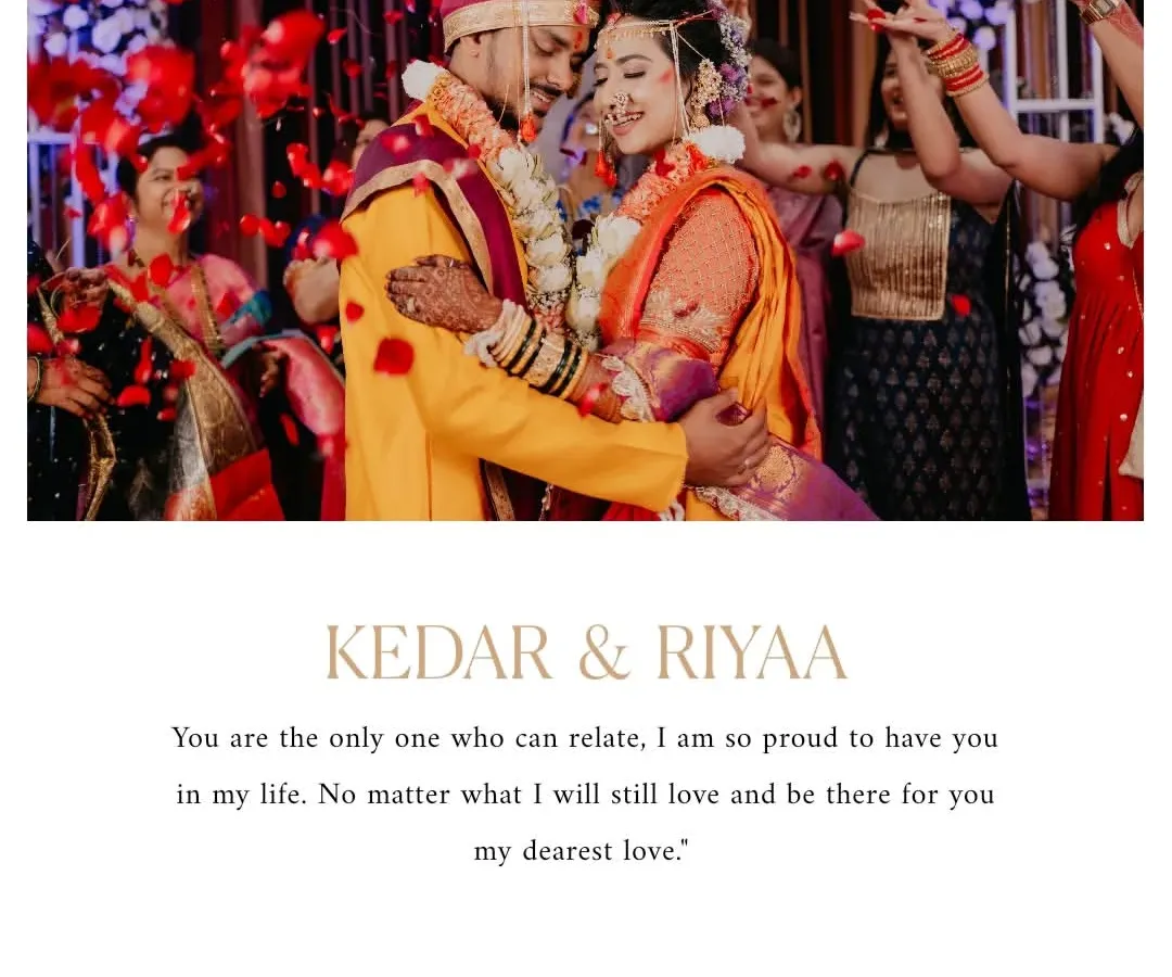 The joy of the Varmala ceremony, showered in a rain of red rose petals. This is one of those peak emotional moments I focus on capturing, full of unfiltered happiness and celebration.