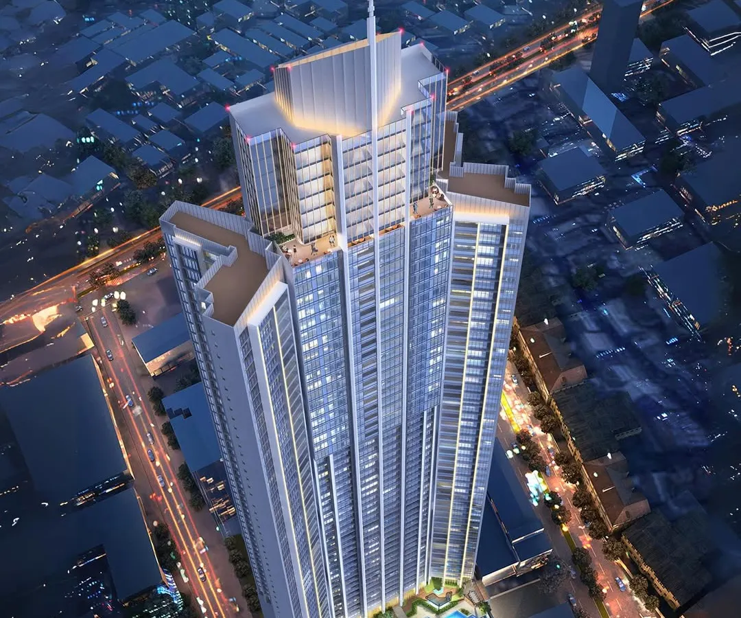 An aerial view of One Marina, a 74-storey residential skyscraper set to transform the Mumbai skyline. My goal was to design a structure that offers unparalleled panoramic views of the Arabian Sea while ensuring every residence feels like a private sanctuary. This award-winning project is a testament to my belief in vertical living as a solution for dense urban environments.