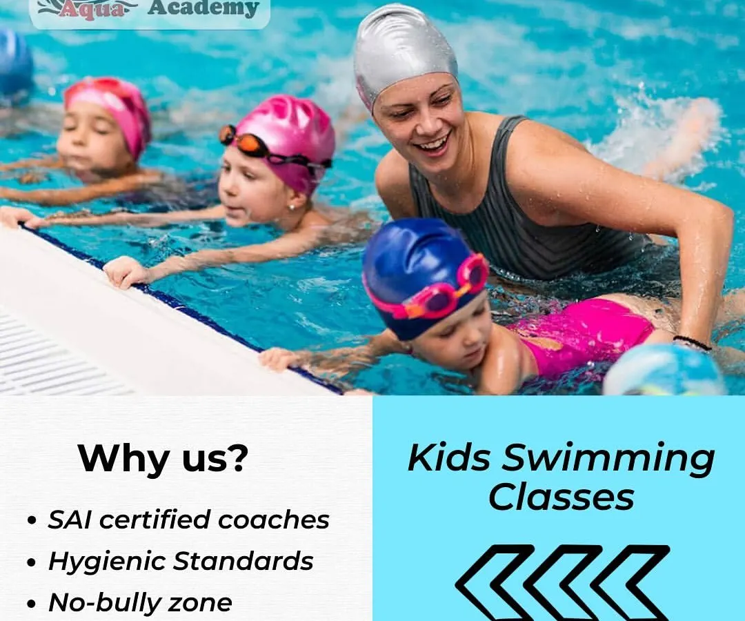 We make learning to swim fun and safe for your children. Our kids' swimming classes are taught by SAI-certified coaches in a hygienic environment, ensuring your little ones get the best instruction while having a great time.