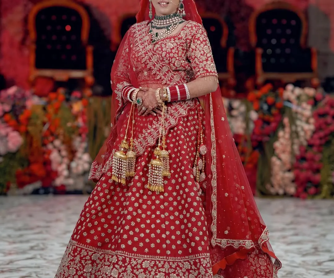 Here is a bride in her full splendor. I believe a bridal portrait should be a timeless piece of art, capturing not just the magnificent lehenga and jewels, but the grace, anticipation, and dreams of the woman wearing them.
