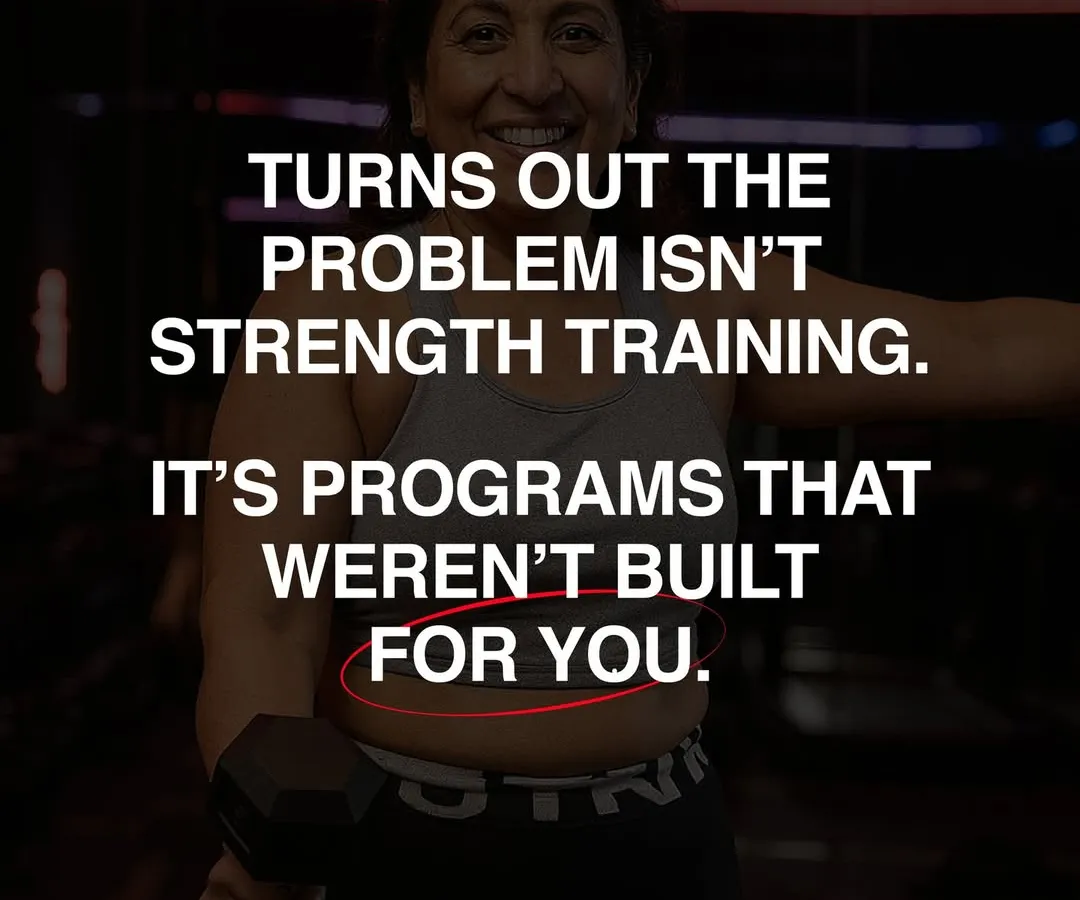 If you've struggled with fitness, the problem isn't you, and it isn't strength training. It's programs that weren't built for your body's needs. I've designed our format to provide the structure and age-appropriate routines that generic gyms lack, so you can get stronger without feeling broken.