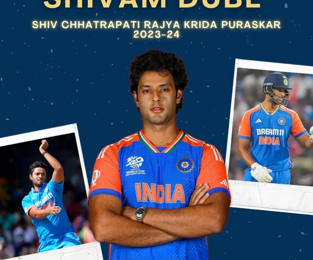 We are incredibly proud to see our own Shivam Dube, who trained with us, receive the prestigious Shiv Chhatrapati Rajya Krida Puraskar. This is a testament to his hard work and a proud moment for the entire SCA family.