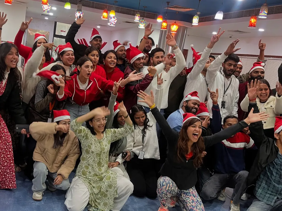 Nothing brings a team together like some festive cheer. This is from a Christmas-themed Zumba session where we danced to holiday beats and shared a lot of laughs. The entire office was filled with incredible energy.