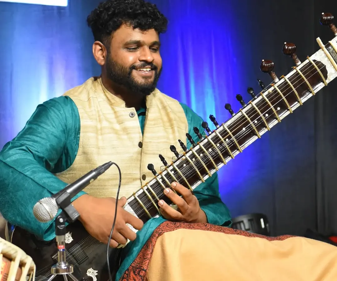 There's a unique energy when you play for an audience. This was a happy moment during a performance, fully absorbed in the music.