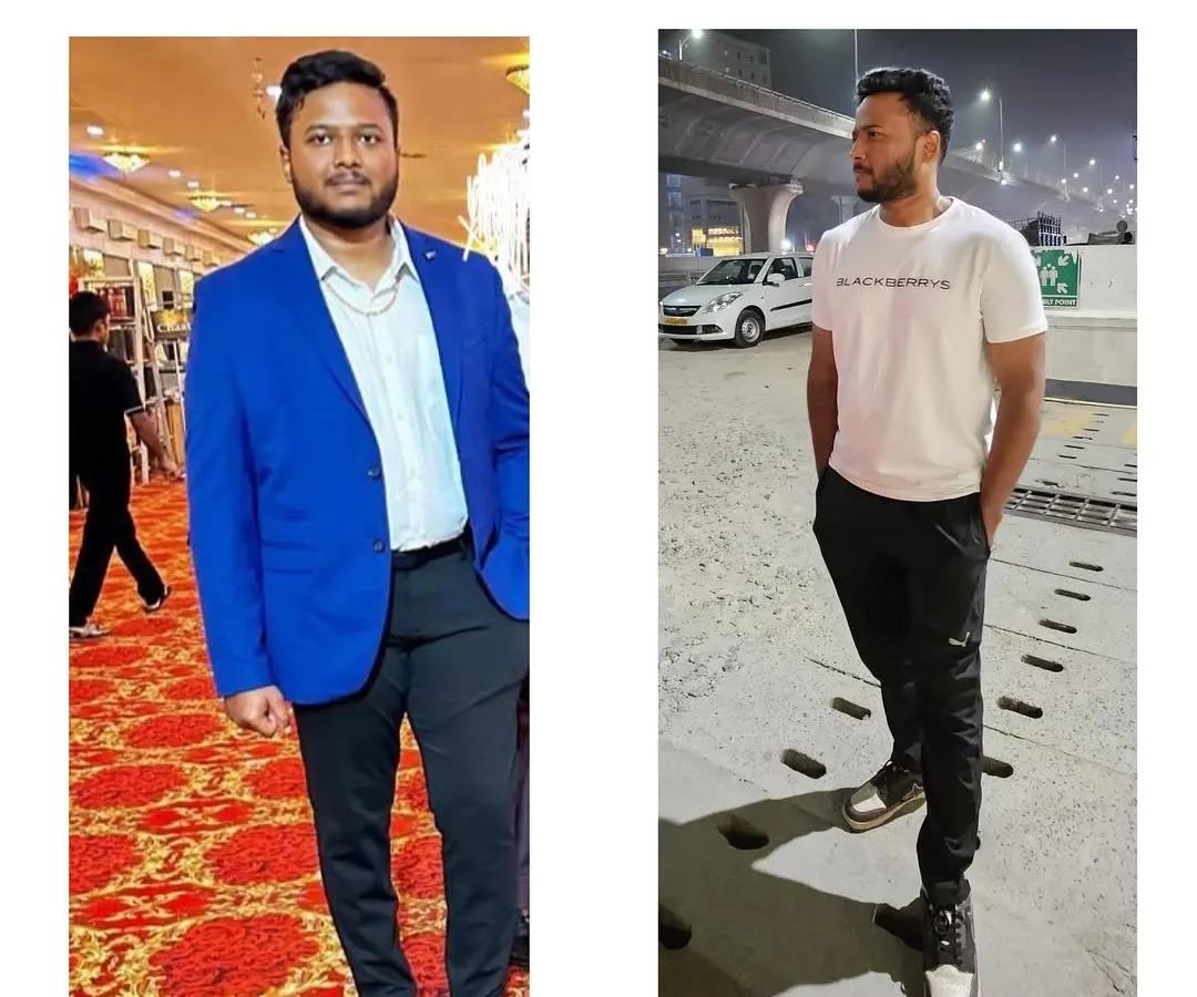 I’ve been there. The picture on the left is my starting point, the right is the result of years of relentless work. I know the struggle because I’ve lived it, and I use that experience to guide your own body transformation.