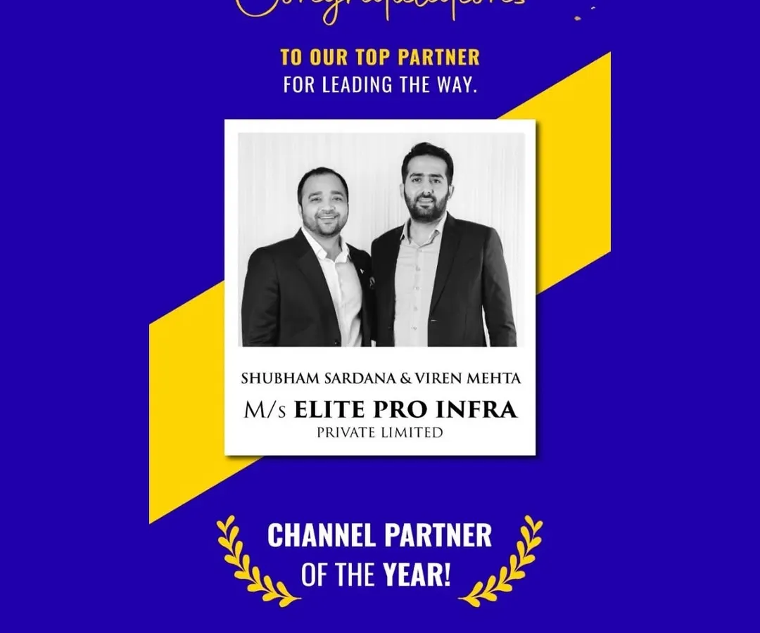 We are honored to be recognized as the 'Channel Partner of the Year' by M3M India, one of the leading developers in the region. This award reflects our top performance and unwavering commitment to delivering results.
