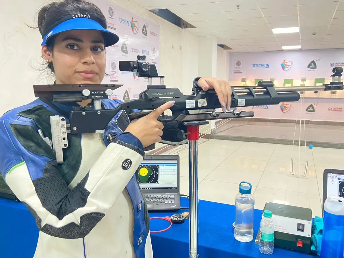 A perfect score of 400/400. We congratulate Reena from the Delhi Police for this incredible display of marksmanship to win Gold in the 10m Air Rifle event at our TOPGUN CUP, a crucial preparation for the National Championship.