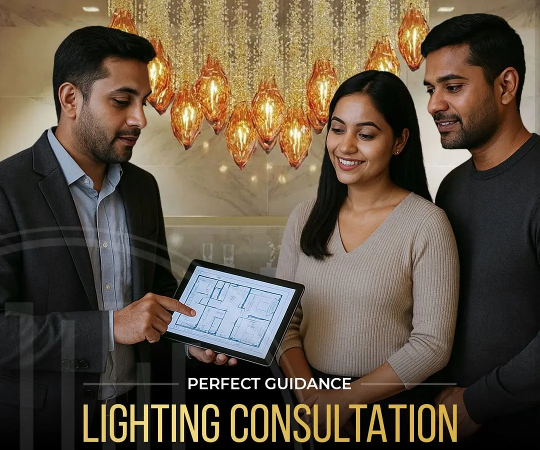 We believe in a partnership approach. Here, we're walking clients through a lighting plan on a tablet, showing exactly how different fixtures will look and feel in their space. This consultation process removes guesswork and ensures the final result is perfect.