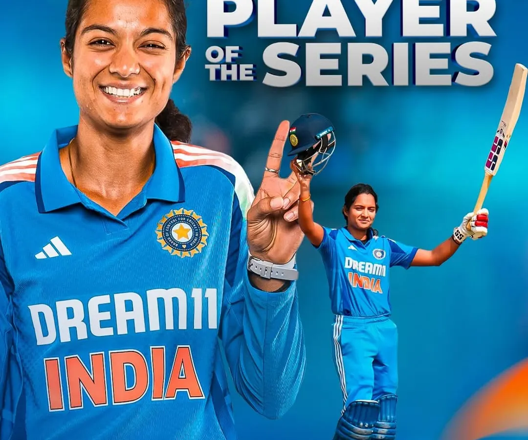This is what we work for. We are incredibly proud of our student Pratika Rawal for being named "Player of the Series" for her outstanding performance for Team India. It's a testament to her hard work and the high-performance training at our academy.