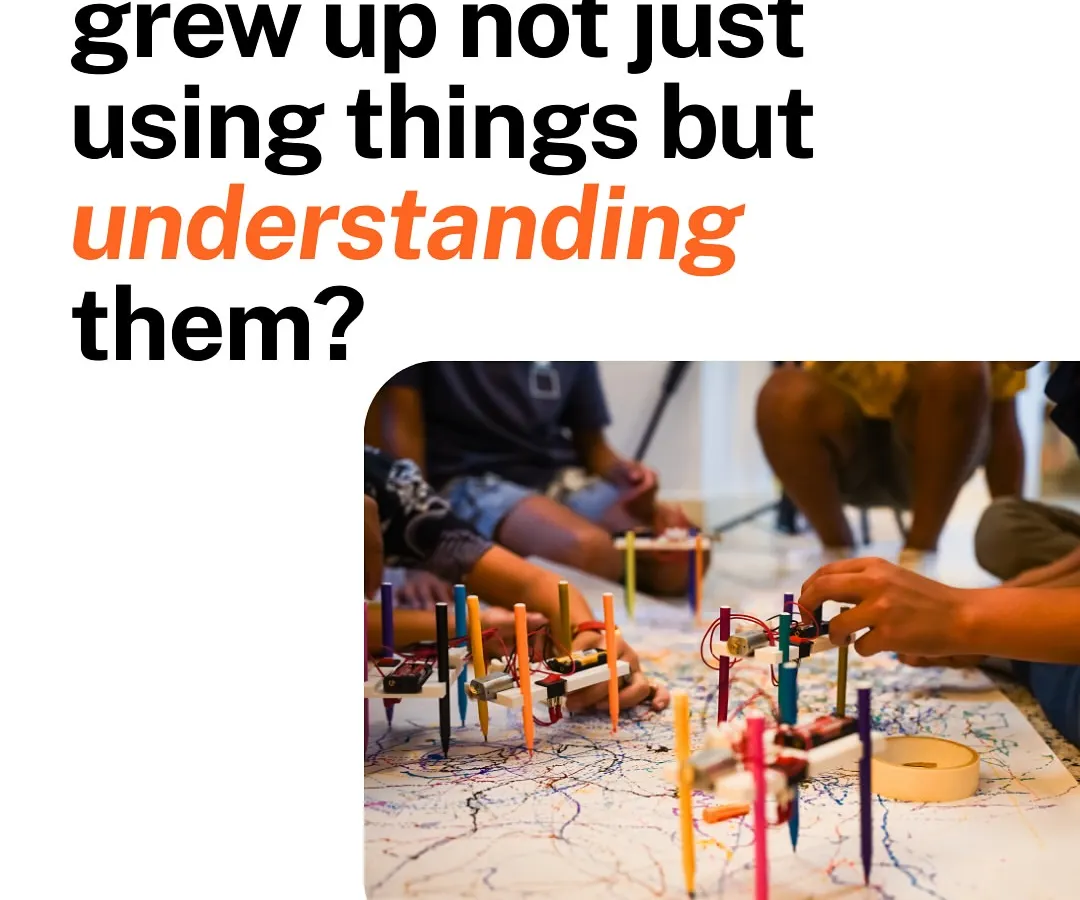 I often wonder what would happen if kids grew up not just using things, but truly understanding them. I think they would see a world full of possibilities, where "waste" is just a starting point for a new creation.