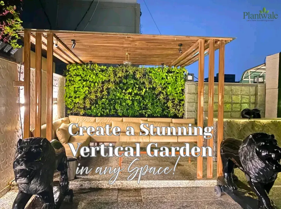 A stunning vertical garden serves as a living art piece for this outdoor seating area. We designed and installed this custom green wall and wooden pergola to create a private, luxurious retreat that feels completely removed from the city bustle.