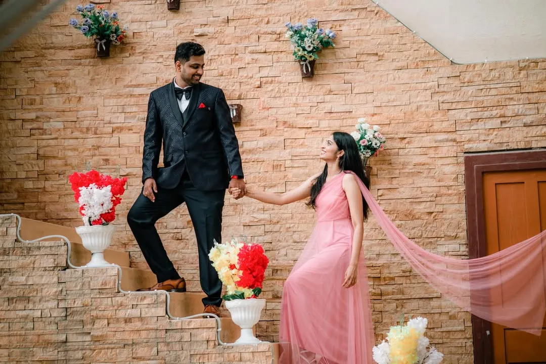 A beautiful pre-wedding portrait that captures the romantic journey of a couple. We guide you into comfortable poses against stunning backdrops to tell your unique love story.