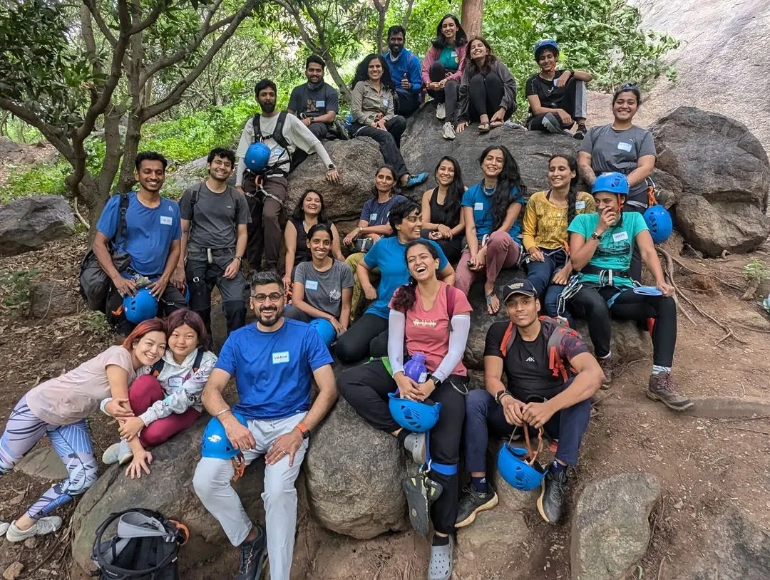 The heart of BCI is our community. This is a snapshot from our all women led introductory workshop, filled with laughter, support, and new climbers discovering their strength. We believe climbing is for everyone, and this picture says it all.
