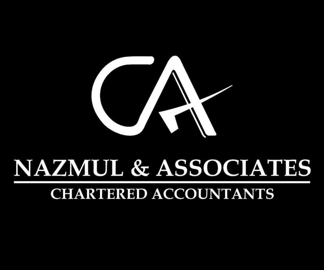 This is our brand: Nazmul & Associates, Chartered Accountants. It represents our commitment to professionalism, trust, and expert financial guidance for your business journey.