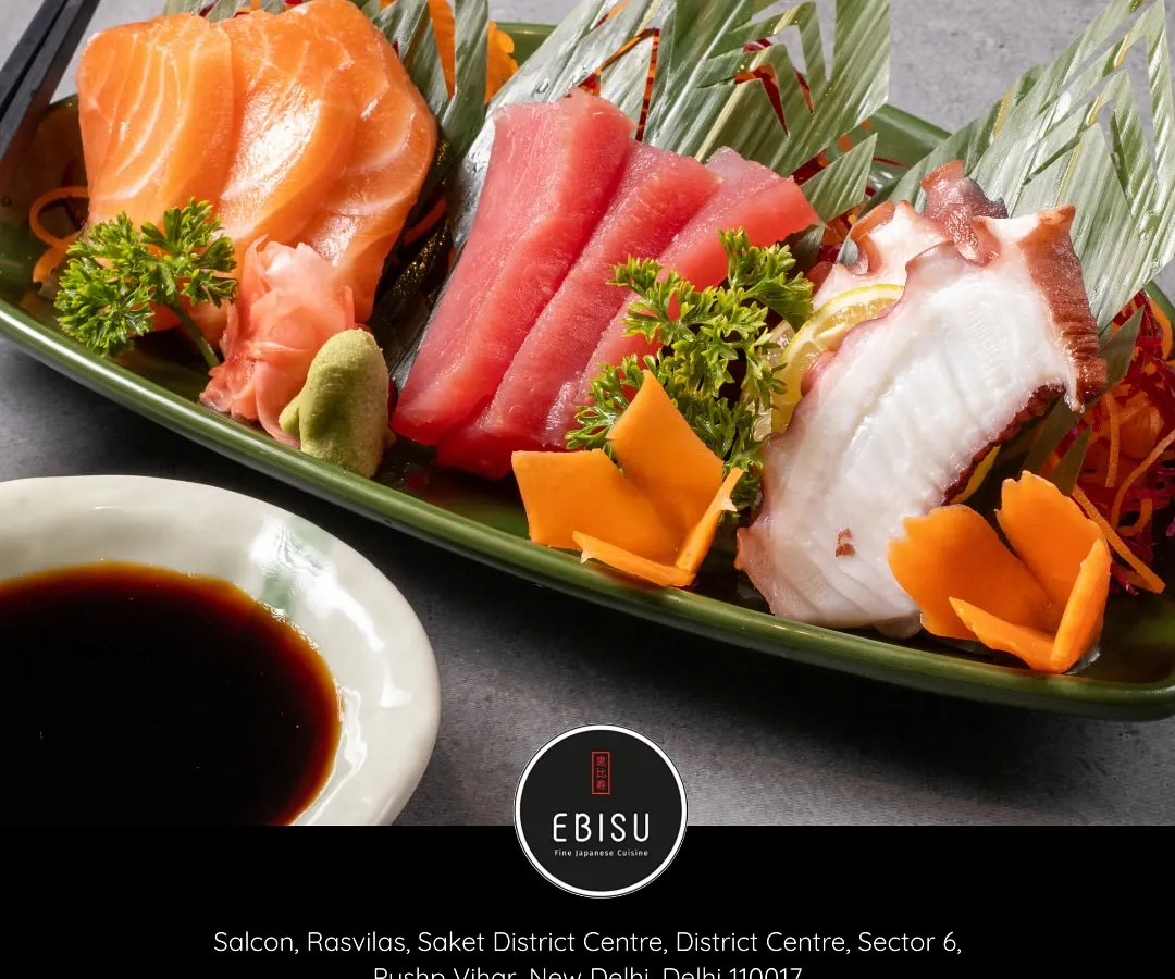A vibrant platter of our finest sashimi, featuring fresh salmon, tuna, and octopus. We source our fish directly from Japan to ensure every slice is a perfect, melt-in-your-mouth experience.