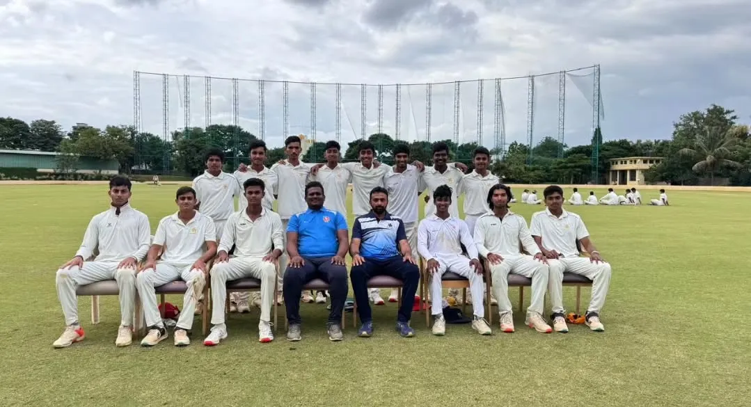 We build champions. This is our Swastik Union U-19 team, the winners of the 2024-25 KSCA tournament.