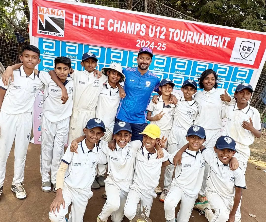 The result of relentless hard work and team spirit. Here is my victorious Under-12 team after winning the Little Champs Tournament. Seeing their faces light up with the trophy is why I do this.