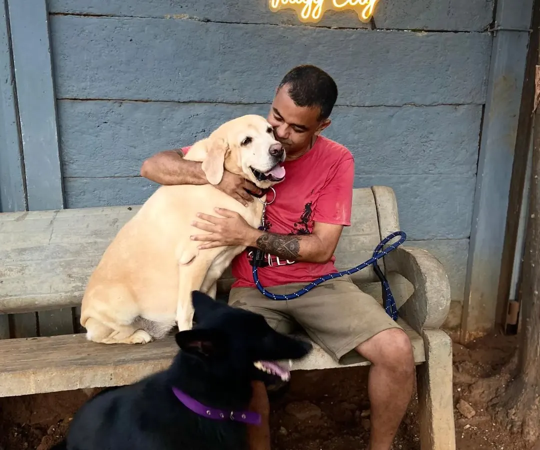This is Cookie, just before he left for his new life in Canada. It’s more than just adoption; it’s about making a real connection. I get to know every animal personally, so I can help you find a companion who truly fits your life.