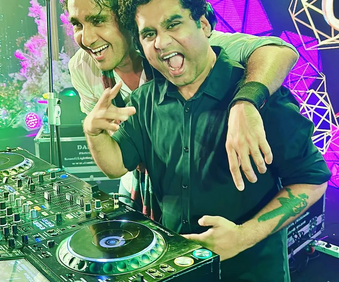 This is what pure energy looks like. My brother Rohin and I feed off each other's vibe on stage, creating a spontaneous and powerful musical experience every single time.