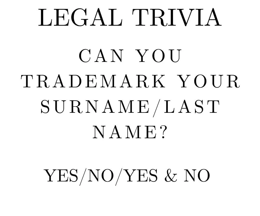 Can you trademark your surname in India? This is a common question we address in our IP law practice. The answer is nuanced and depends on factors like distinctiveness, which we help our clients navigate.