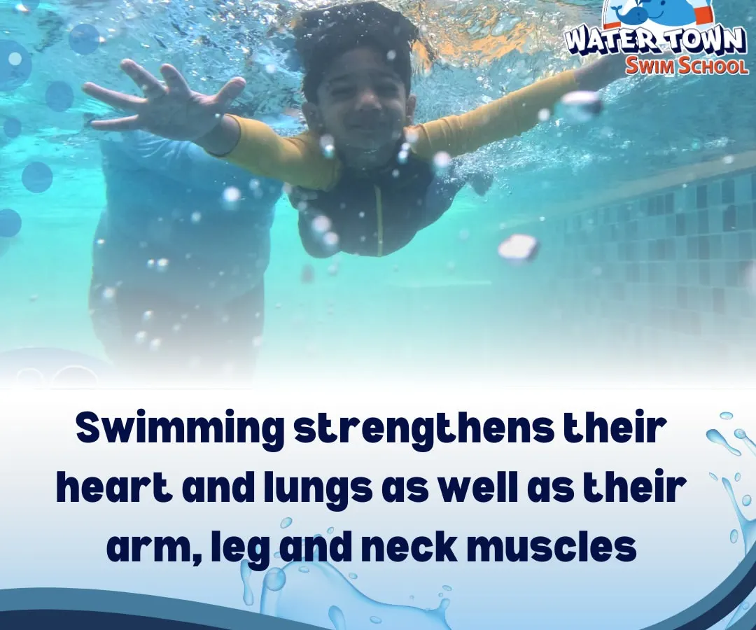 Look at that focus! This is more than just a swim lesson; it's a full-body workout that strengthens your child's heart, lungs, and muscles. We are building a foundation for a healthy, active life, one underwater glide at a time.