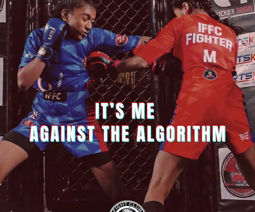 We believe strength has no gender. This shot from one of our female MMA bouts captures the skill, power, and determination of the women who train and compete at Iron Fist Fight Club.