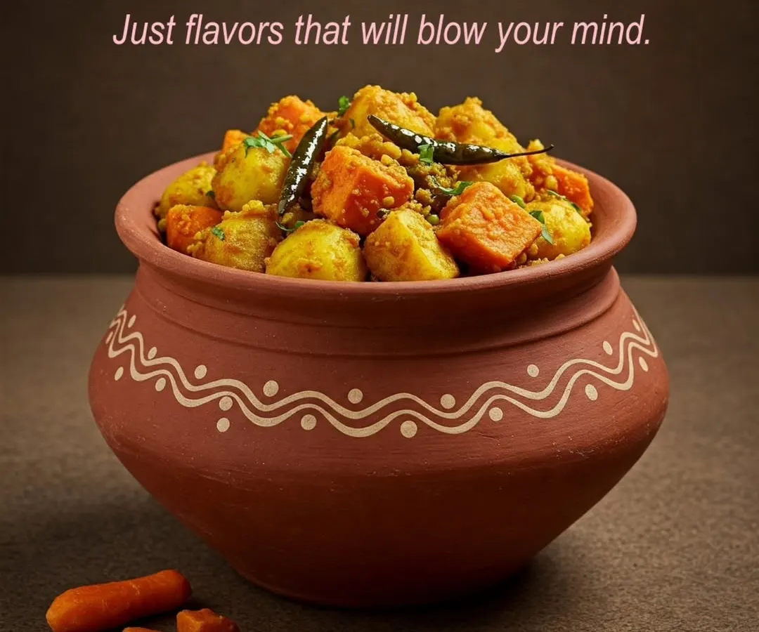 Our signature Undhiyu is a true labor of love, slow-cooked in a traditional clay pot to bring out the rich, earthy flavors of winter vegetables. This is the authentic, comforting taste of Makar Sankranti we grew up with.